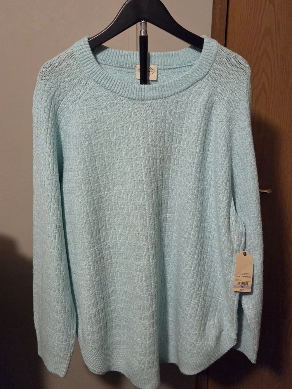 St. John's Bay Mint Crew Neck Sweater